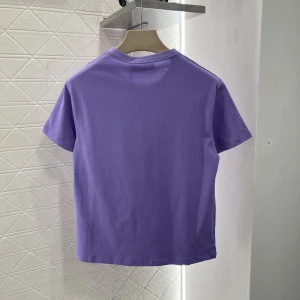 24 Spring and summer new T-shirt women's casual style pure cotton round neck sleeve short sleeve top