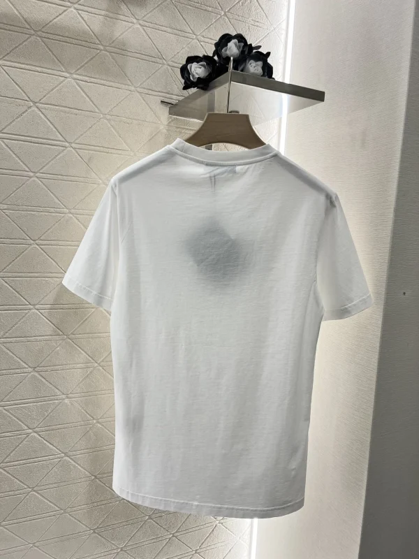 2025 The New Summer Women's T-shirt In Solid Color Pure Cotton Is Exquisite Loose Comfortable Versatile And Classic HL238