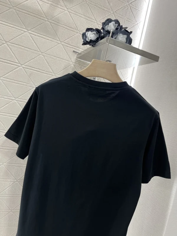 2025 The New Summer Women's T-shirt In Solid Color Pure Cotton Is Exquisite Loose Comfortable Versatile And Classic HL238 - Image 2