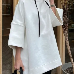 Japanese high level White T Shirt Women tide All Match O Neck Half Sleeve T-shirts Spring Summer Loose Casual Y2k Clothes