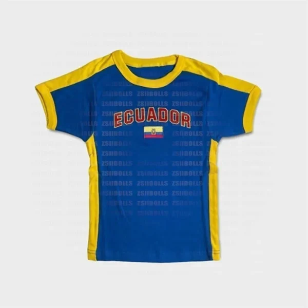 Gothic sports leisure embroidered letter graphics T-shirts punk Y2K summer fine-cut top women's street junk football T-shirts - Image 4